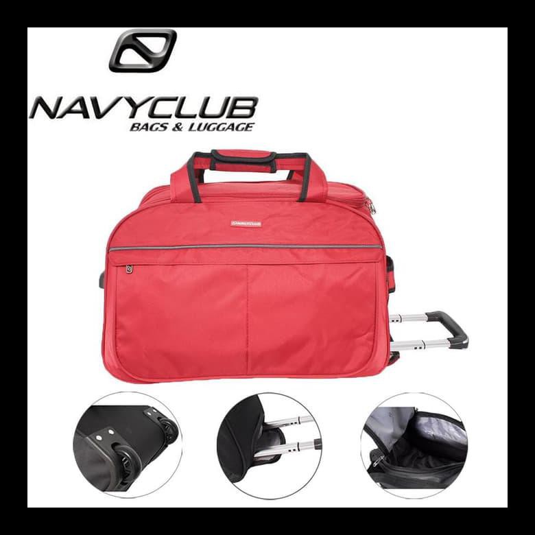 navy club travel bag trolley