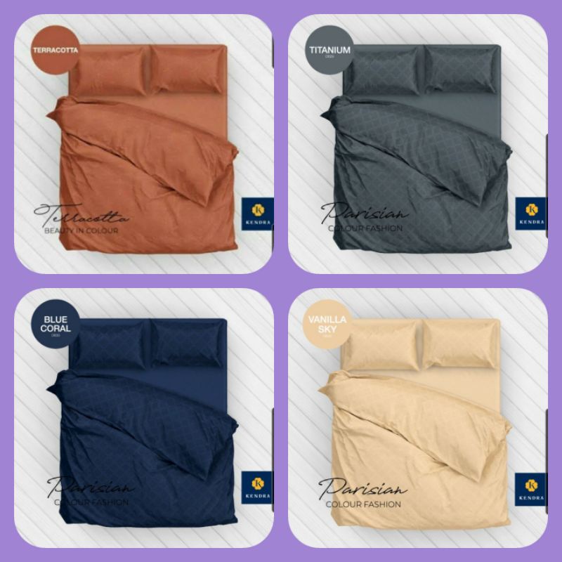 SPREI KENDRA 180X200 T30 POLOS EMBOSS