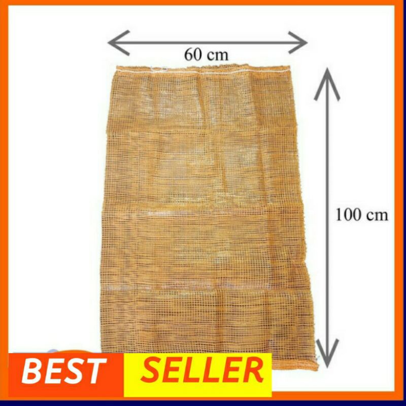 karung sayur karung waring  buah uk 60x100cm-50kg waring sayur karung waring karung bawang karung sa