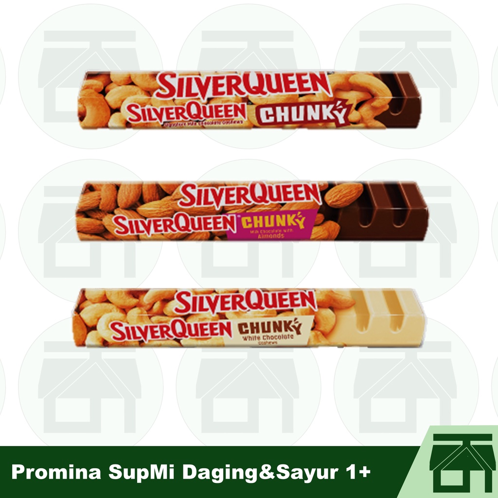 SilverQueen Chunky Bar 95gr ukuran besar