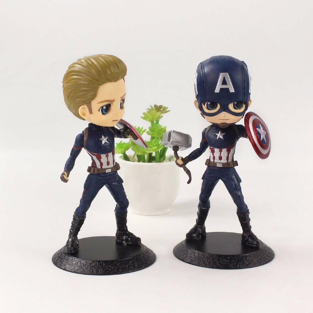 Lanfy Boneka Avengers Thor Kartun Loki Anime Peripheral Model Mainan Ironman Marvel Model Koleksi
