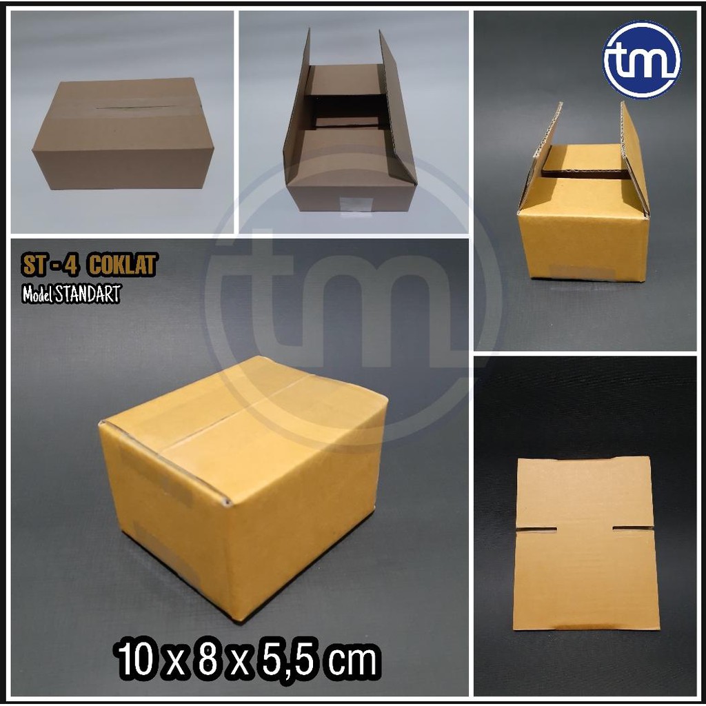 

KOTAK KARDUS ST-4 10X8X5,5 CM POLOS PACKING UNTUK HP SOUVENIR KADO