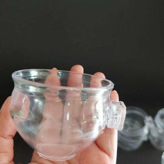 Cangkir cepuk pakan minum burung jumbo diameter 7cm - 1 pc