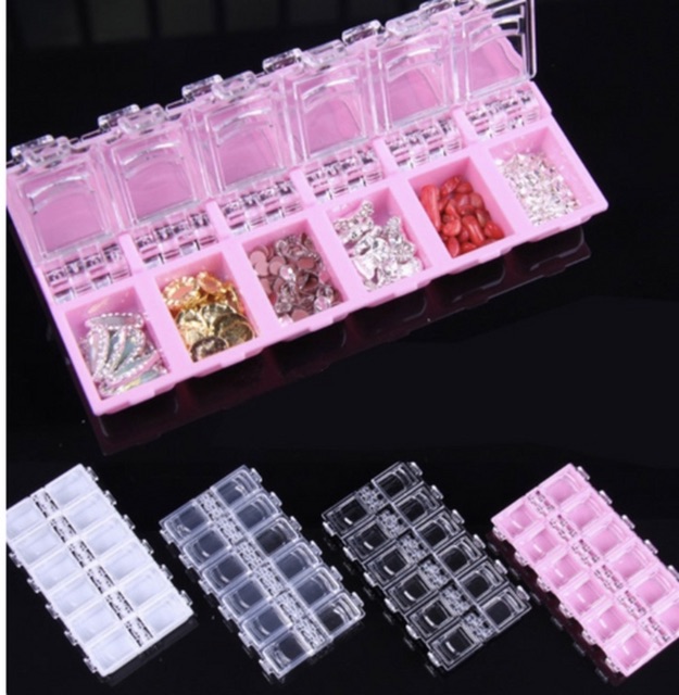 Tempat kotak acc aksesoris kotak penyimpanan hiasan nailart storage