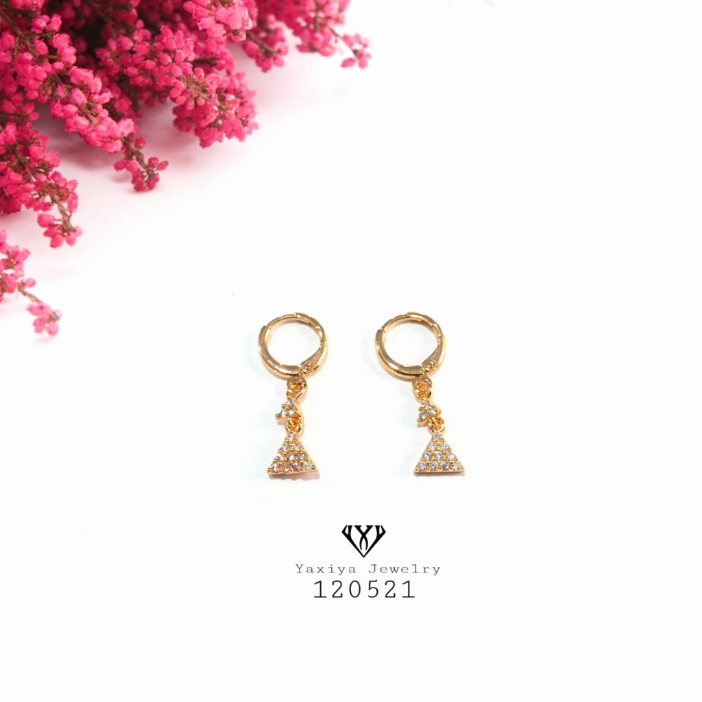 

Anting Permata Lapis emas Perhiasan imitasi Gold Yaxiya Jewelry 120521