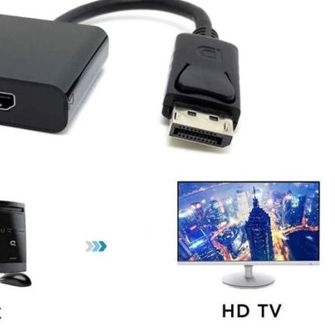 ➫ NYK Converter DisplayPort to HDMI - Kabel Display Port to HDMI - NYK ✦