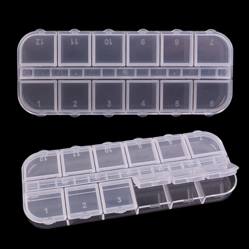 [FULL] 1PC Dental Storage Box 12 Container Dental Orthodontic Brackets Bands Parts Case