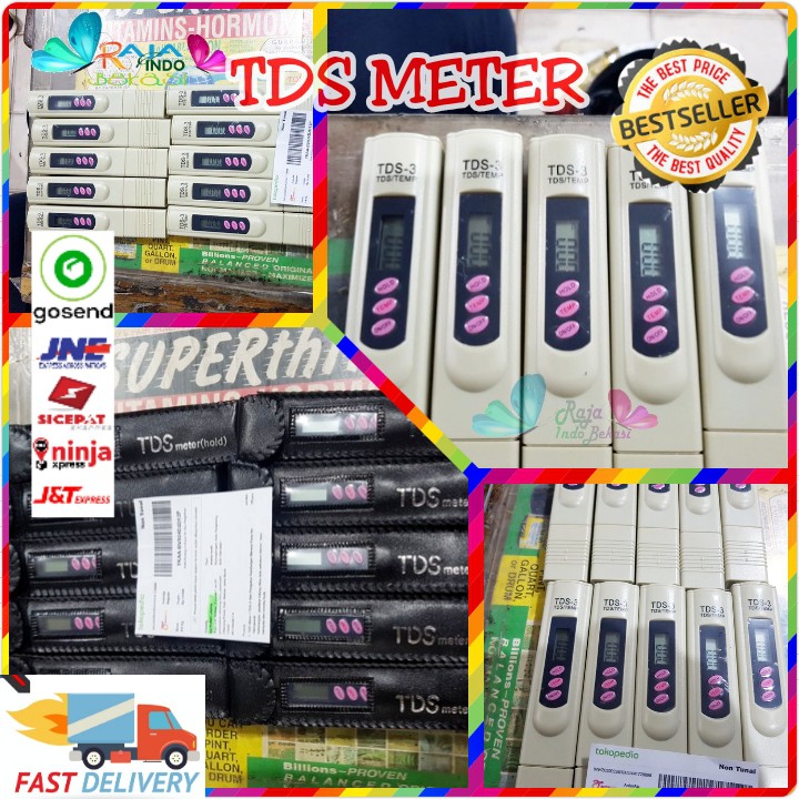 Alat Ukur Tds Meter Digital Hidroponik Pengukur Temperature Suhu Kualitas Air Akuarium Aquarium