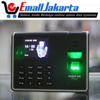 Solution P207 Fingerprint Mesin Absen Absensi Sidik Jari Finger Print A6 A7 &amp; A8