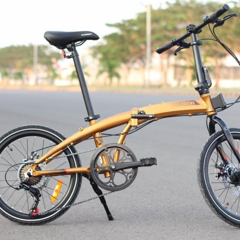 SEPEDA LIPAT ELEMENT ECOSMO 7 FOLDING BIKE MURAH ORIGINAL READY BLACK GOLD ORANGE