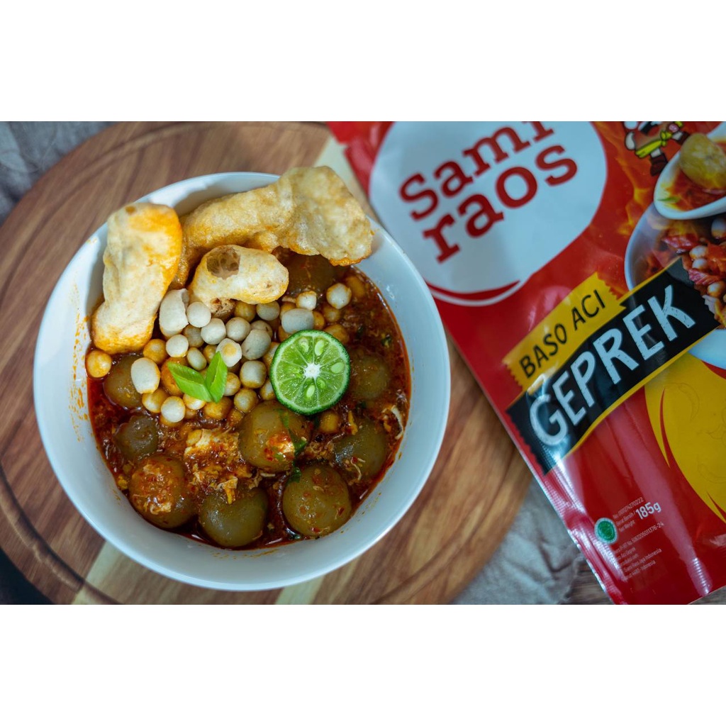 AGEN RESMI GEPREK MALANG Baso Aci / Bakso Aci Geprek Djuara Sami Raos Instan / boci tulang rangu ins