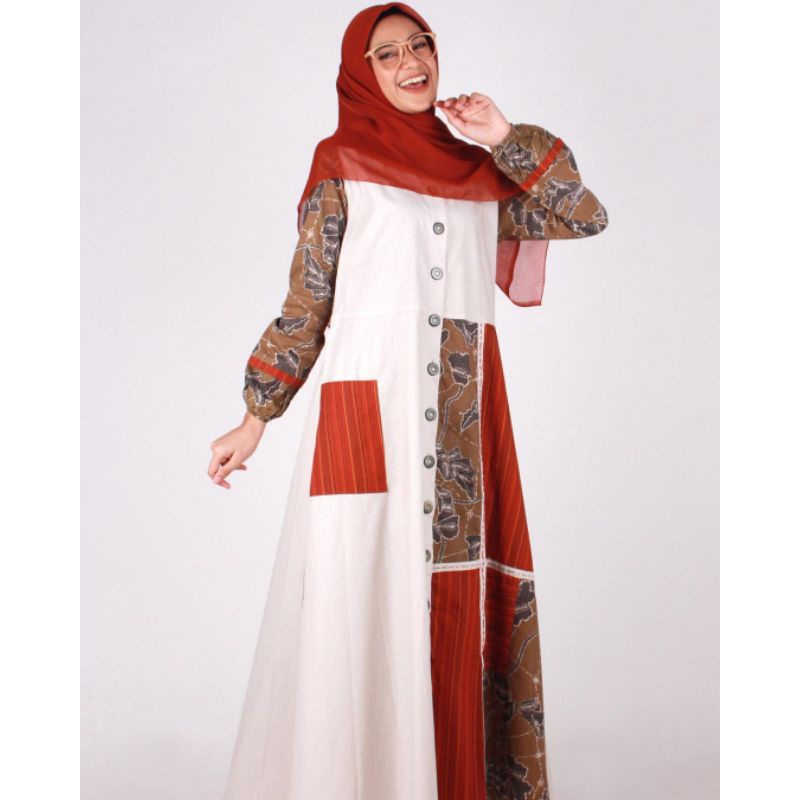 Ready Gamis/Abaya Dannis A200305 size M