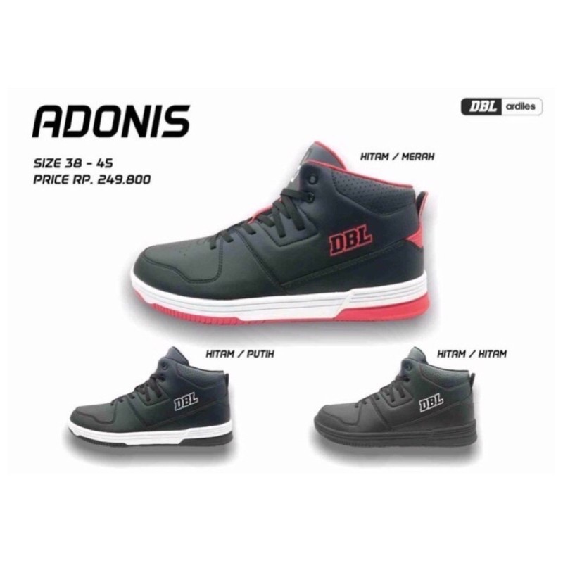ADONIS ~ SEPATU OLAHRAGA BASKET DBL ARDILES ORIGINAL
