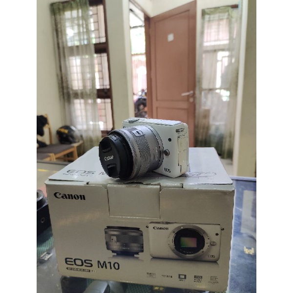 Kamera Second Canon M10 Kit Fullset Lengkap Box