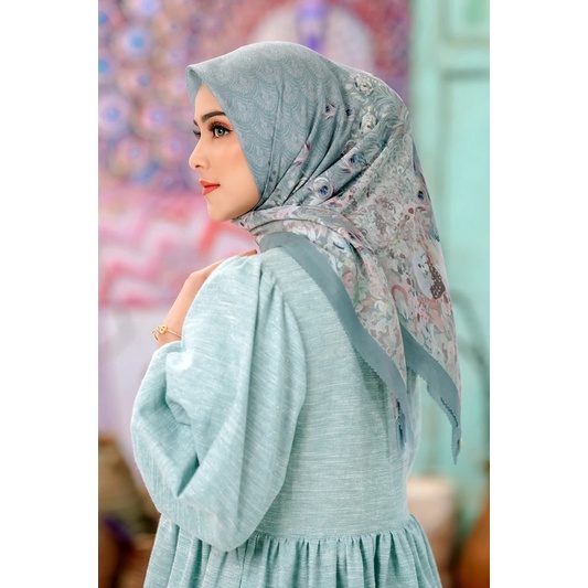 Buttonscarves Ederra series - Green Mileu (PL like new)