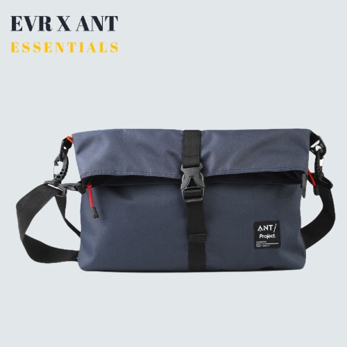 ☀ EVR X ANT ☀ - Tas Selempang Pria Slot Laptop Keren Premium.