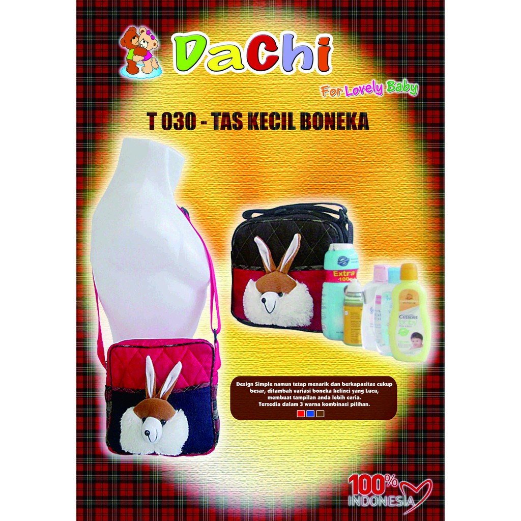 Tas Bayi Boneka Kelinci Murah Modis Merek Dachi Kecil - T030