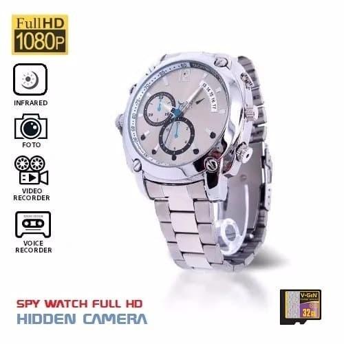 Cam | Kamera Pengintai Jam Tangan Full Hd 1080P Infrared 32Gb Ss1 Spy Camera