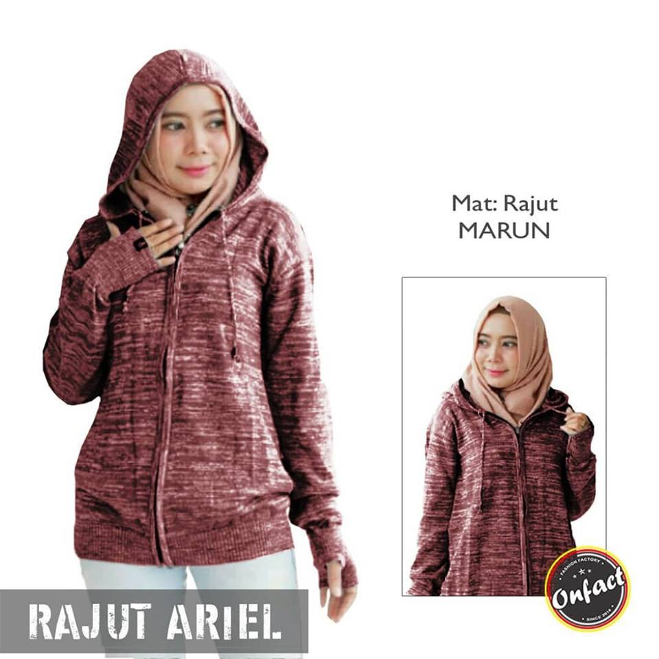 TokoMilkan - Sweater Wanita Dewas ARIEL Twist Bahan Rajut