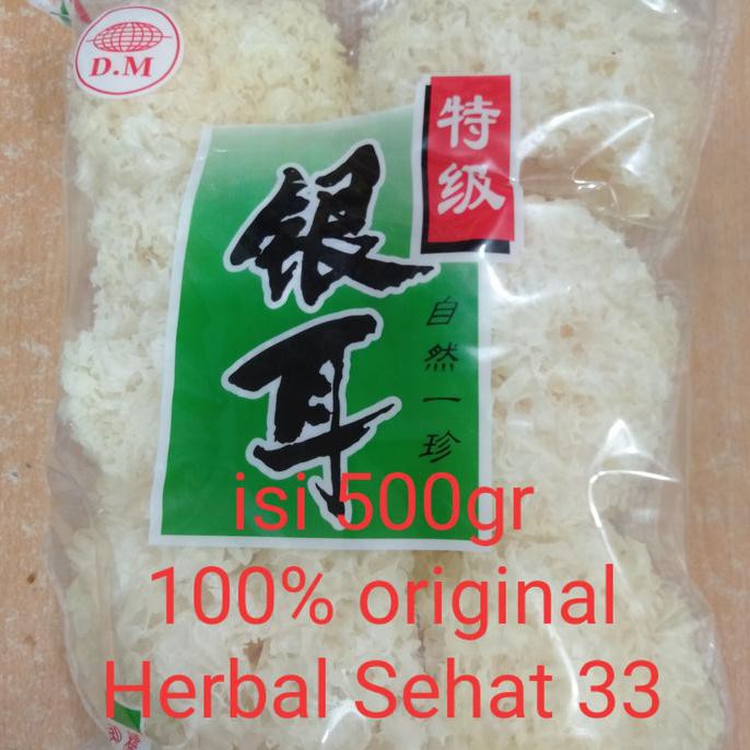 

Promo Awal tahun jamur putih / jamur es / snow white fungus / jamur salju - isi 500gr Big Sale