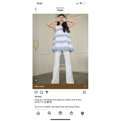 preloved array id naples top