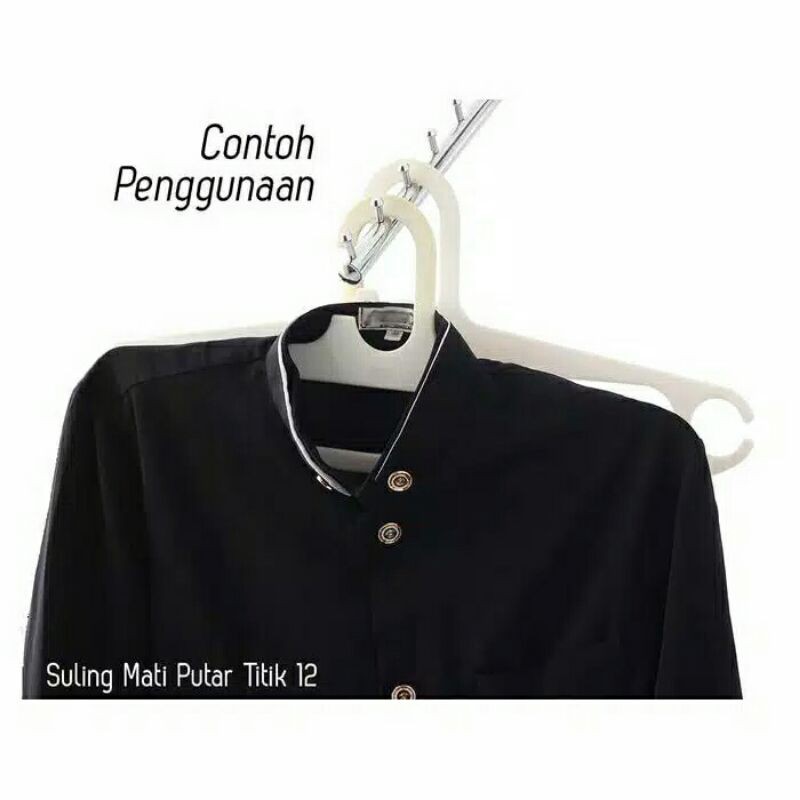 HANGER SULING CANTOL PIPA KOTAK / HANGER TEMBOK / HANGER GANTUNGAN SULING