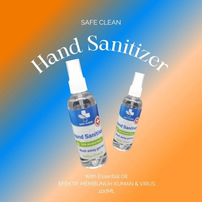 TERLARIS] HAND SANITIZER SPRAY 100ML ANTISEPTIK ALKOHOL 70% BUKAN ANTIS NUVO