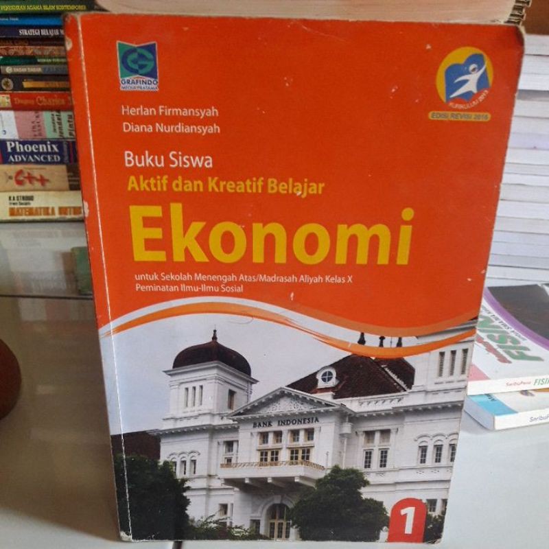 Jual BUKU EKONOMI UNTUK SMA KELAS X KURIKULUM 2013 REVISI | Shopee ...