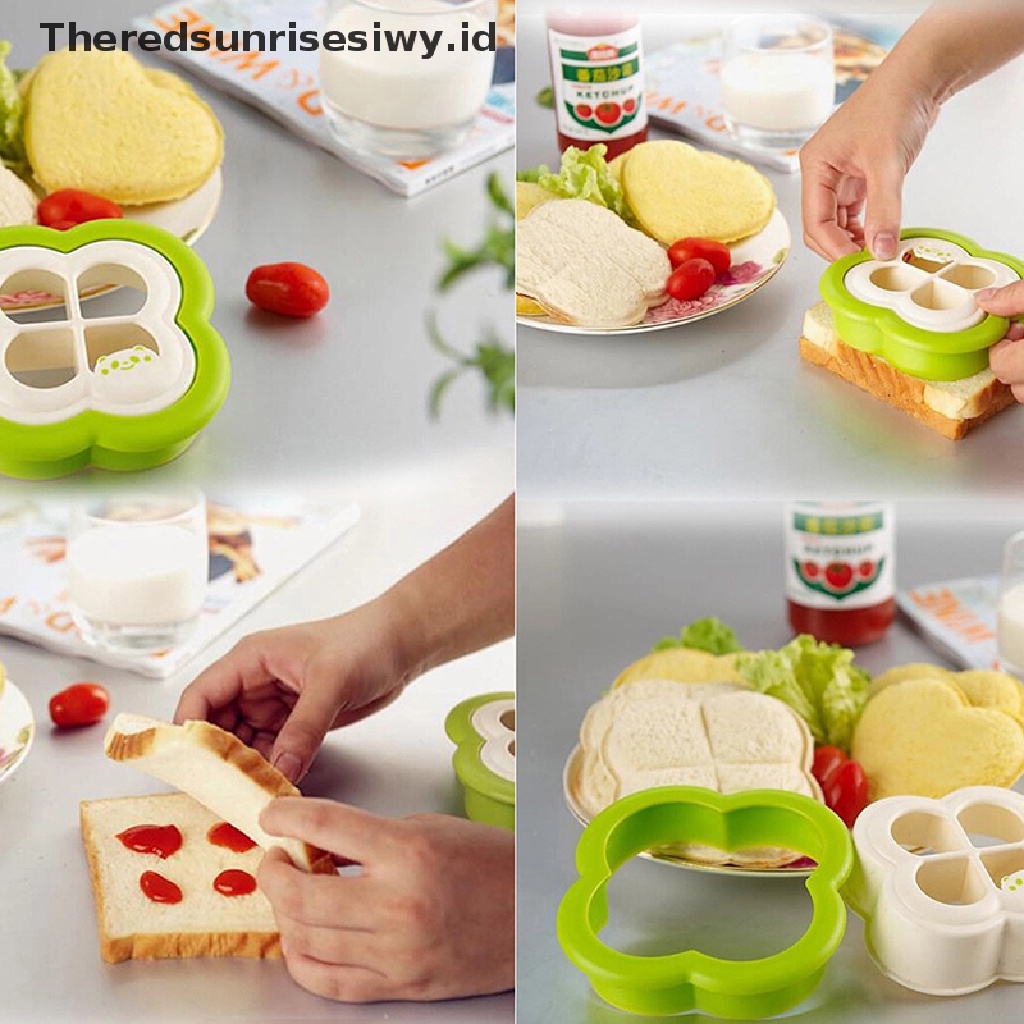 # Alat Rumah Tangga # Cetakan Pemotong Roti Sandwich Bento Makan Siang Bentuk Teddy Bear