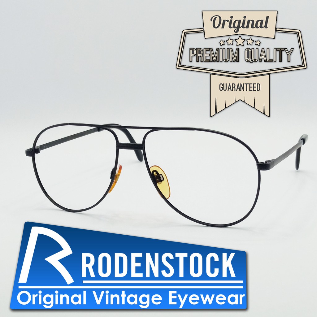 Kacamata Vintage Jadul Antik Original Aviator Rodenstock Golf SME 140 Black