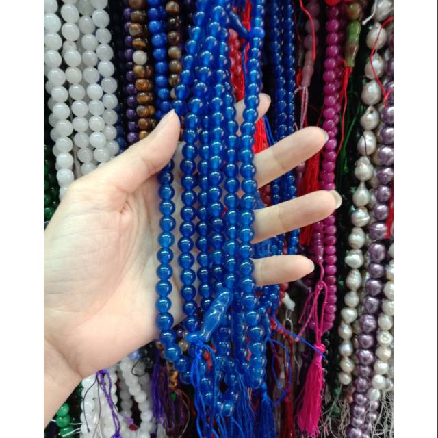 Tasbih Batu Alam Manau Biru 99butir