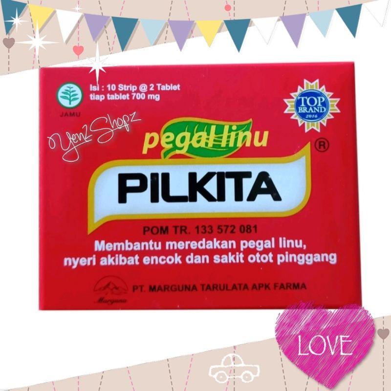 PILKITA ISI 2 TABLET OBAT PEGAL LINU ENCOK SAKIT PINGGANG