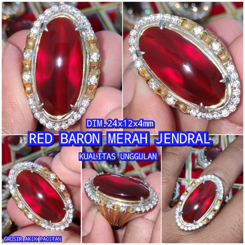 RED BARON PACITAN NATURAL MERAH JENDRAL SUPER UNGGULAN