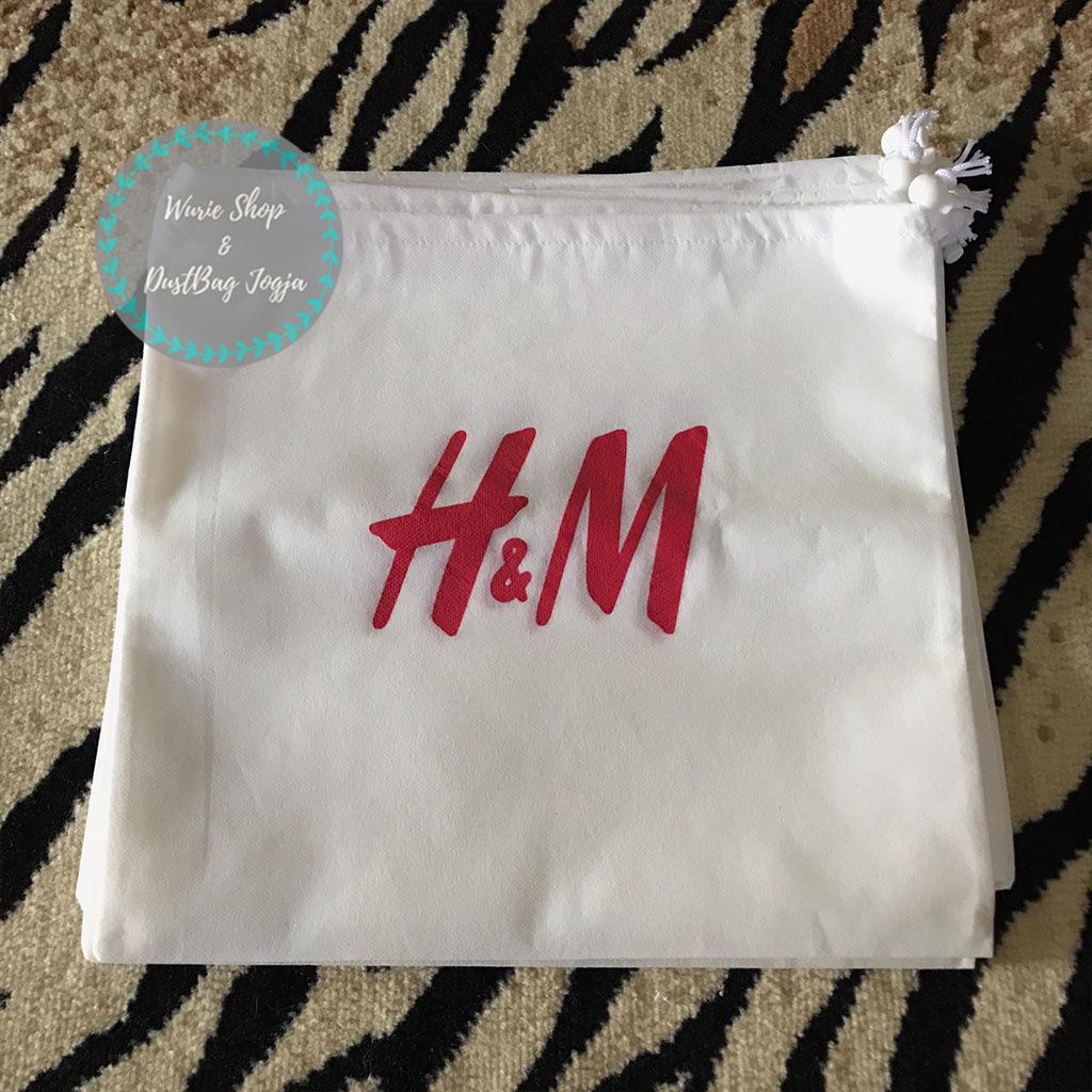 HM DustBag Pengganti Sarung Tas Pelindung Debu Serut Dust Bag DB Branded H&amp;M