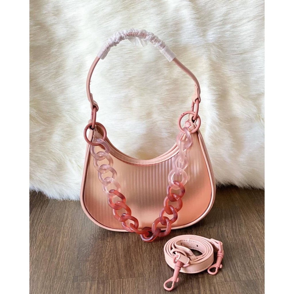 CHARLES&KEITH TRANSLUCENT JELLY SHOULDER BAG ABSC1087