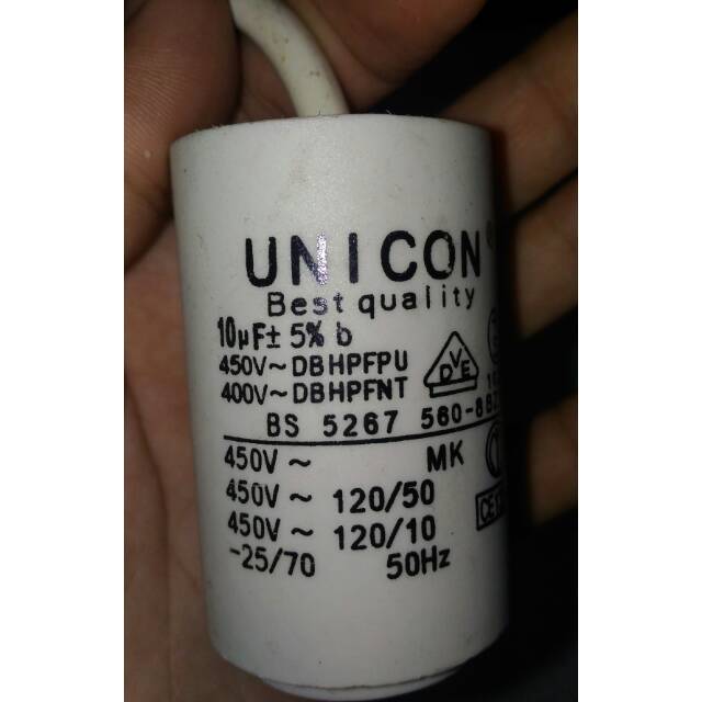 KAPASITOR Pompa UNICON 8uf,10uf,12uf