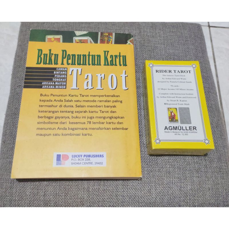 Buku Penuntun Kartu Tarot + Kartu Rider Waite