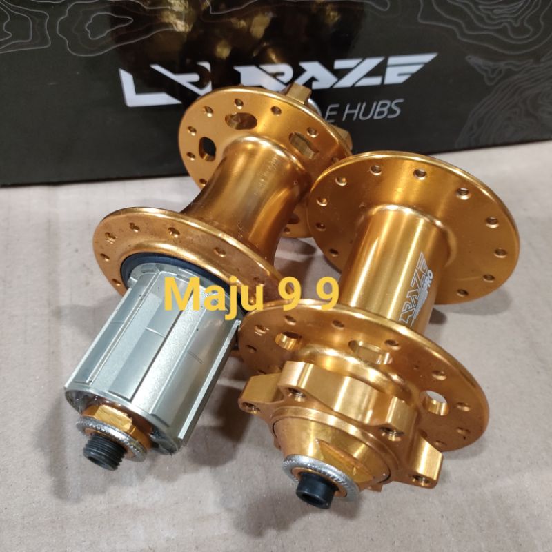 HUB DAN FREEHUB MERK RAZE PRO 28 HOLE 6 PAWL 6 BOLT QR SUARA TAWON NEW