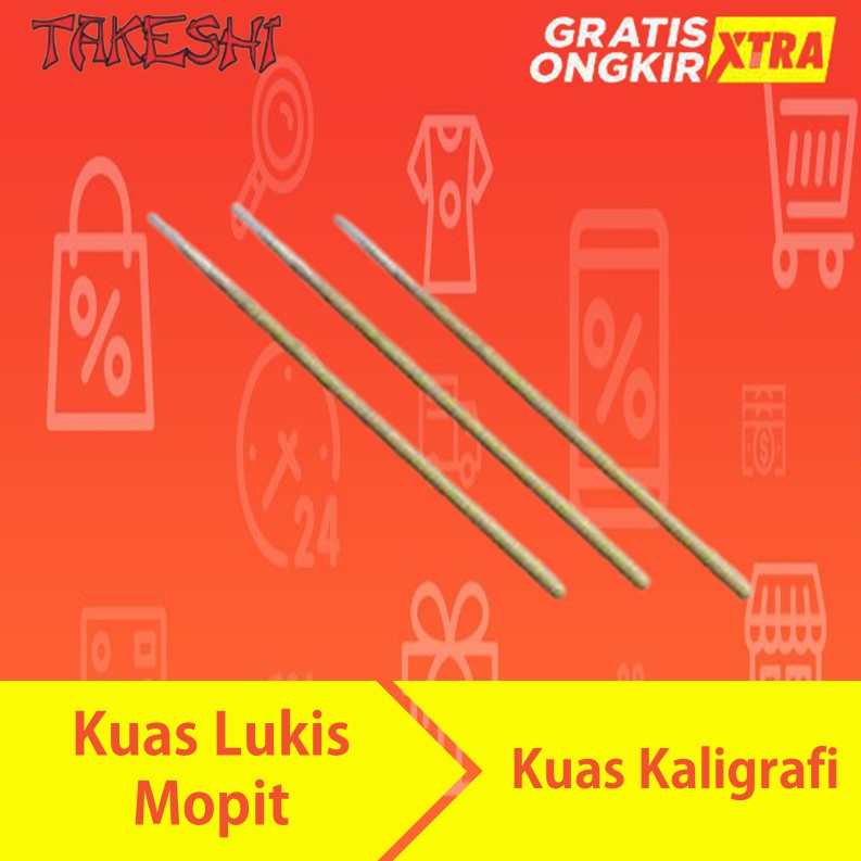 

Kuas Koas Lukis China Bambu Mopit Mofit Kuas Pena Kaligrafi