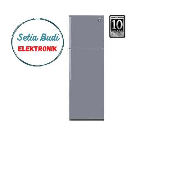 KULKAS SHARP SJ-450GP SD INVERTER 2 PINTU PLASMA SJ 450 GP SD