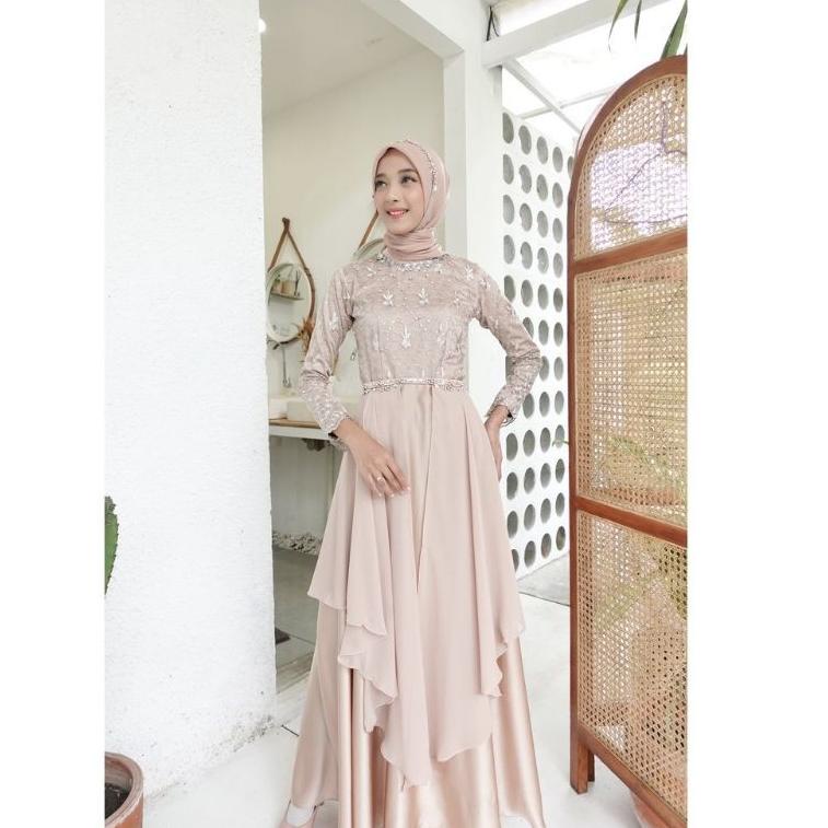 G2G3 GAMIS 10 LOOK TRENDING ( READY JUMBO ) GAMIS PESTA TERBARU / GAMIS BRUKAT TERBARU 2022 / MEWAH 