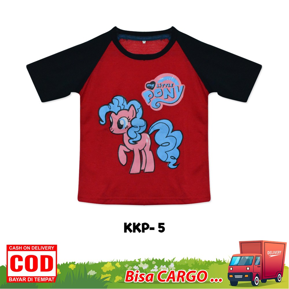 Baju Anak Atasan T-Shirt Kaos Karakter New Anak Perempuan (KKP)