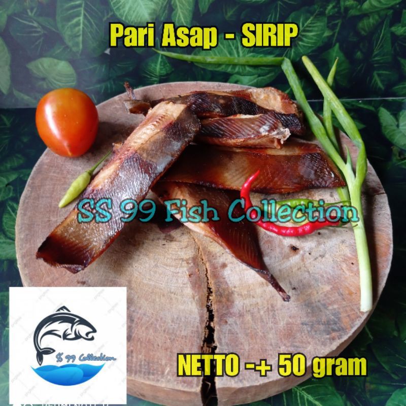 

ikan pari asap - pari asap sirip