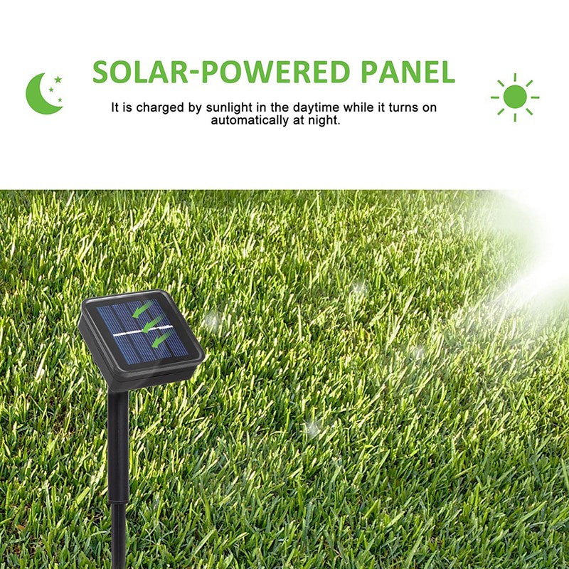 TaffLED Lampu Hias USB Powered 100 LED 10 Meter Solar Panel