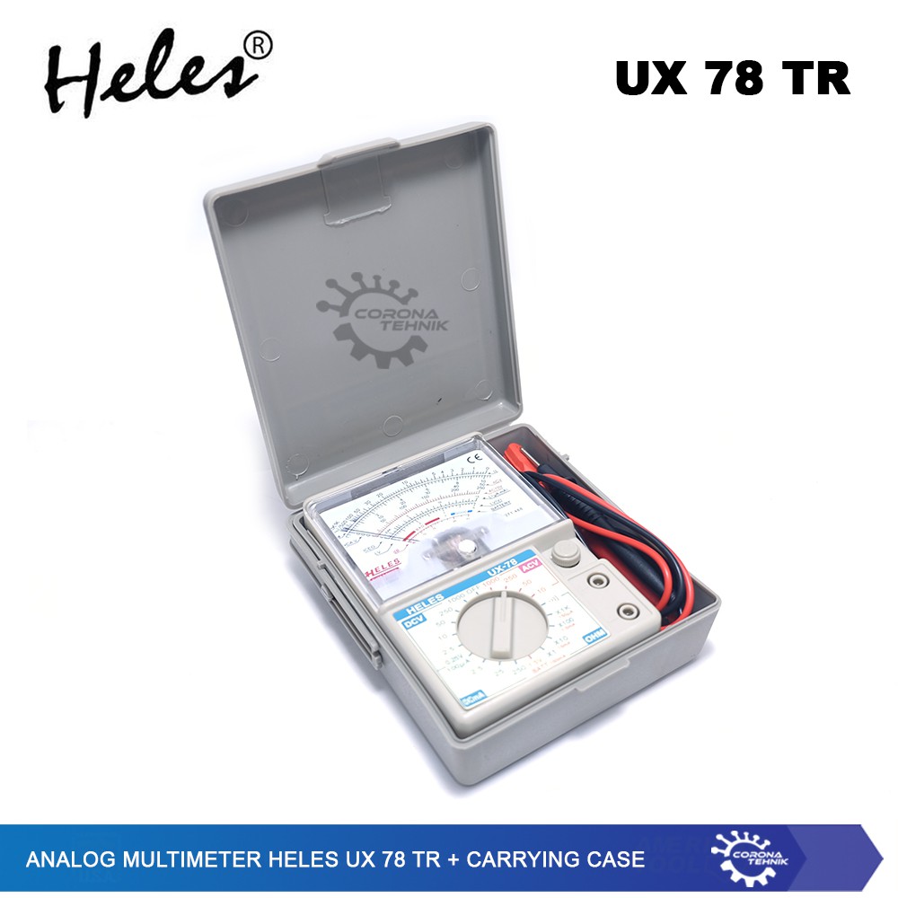 Heles UX78 TR + Carrying Case  Analog Multitester