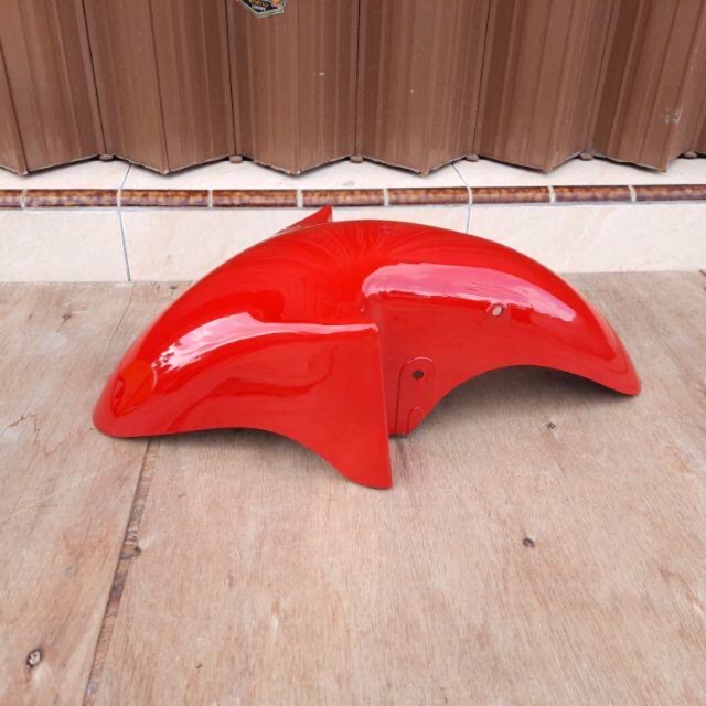 Spakbor depan ninja r spakbor depan variasi cb gl warna merah
