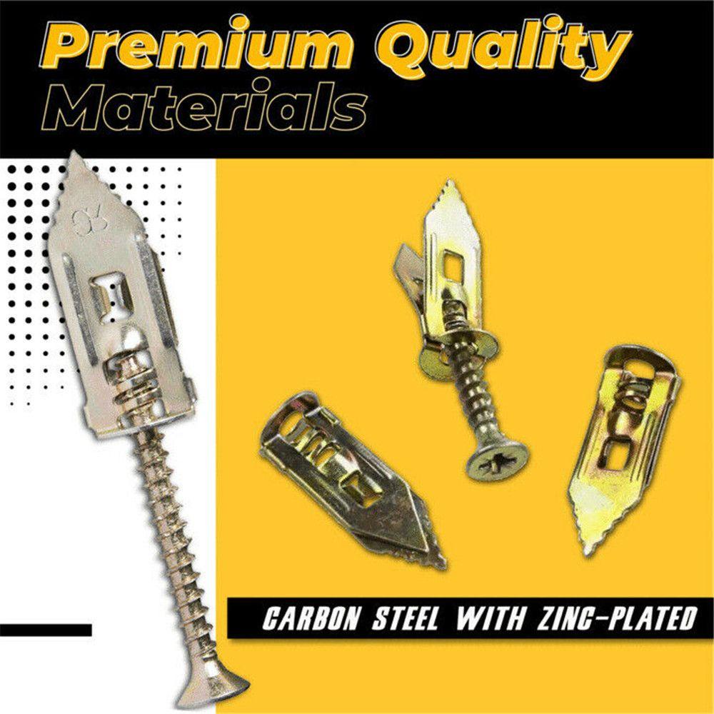 Populer 10Pcs Self-Drilling Anchors Home Drywall Nail-in Memperbaiki Sekrup Tapping