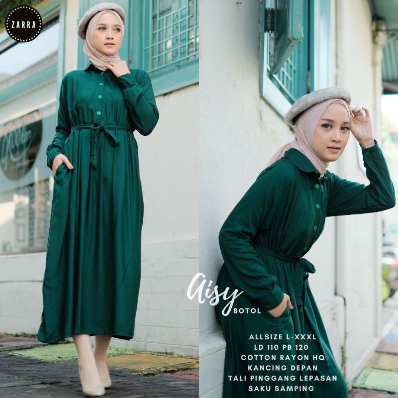 AISY GAMIS MIDI WANITA TERBARU BY ZARRA