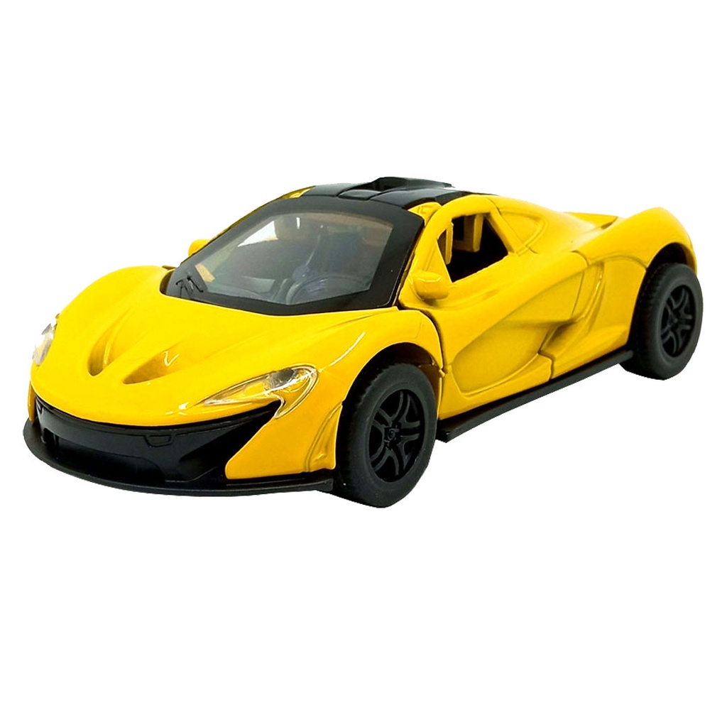 Toy Addict Mclar3n P1 Sport Car Kuning Diecast Mainan Mobil Balap