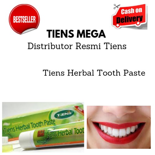 Tiens Herbal Tooth Paste + Kartu Member Tiens Mega